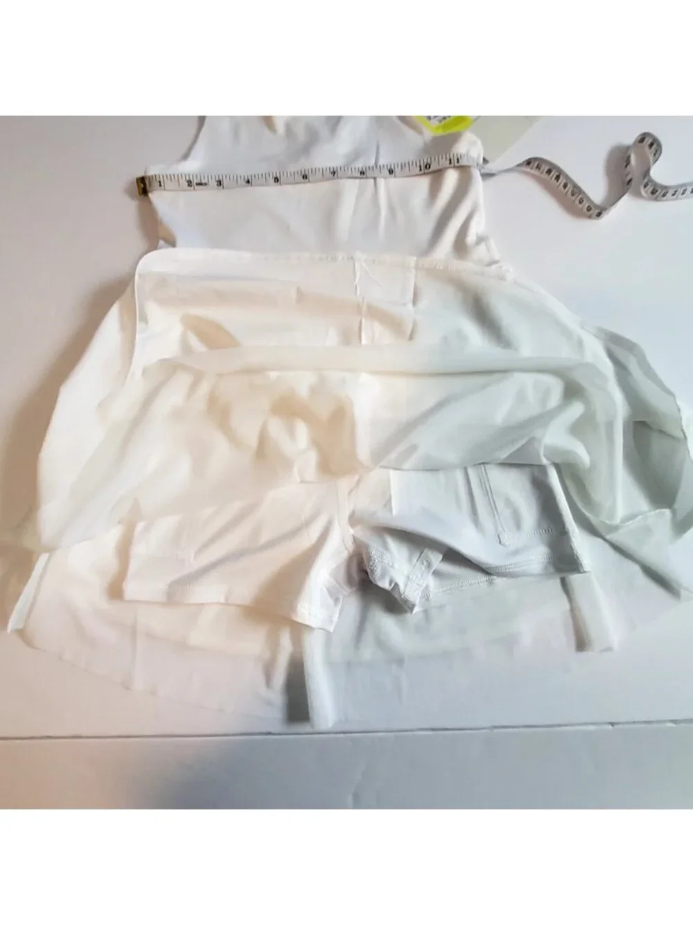 All In Motion Girls White Sleeveless Dress With Built-In Shorts Size S - Picture 5 of 9